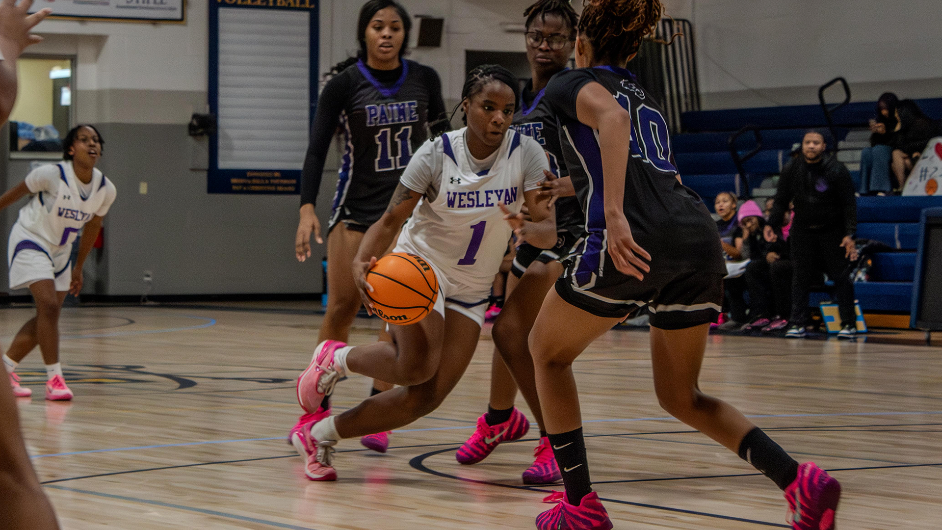 Student Basketball Player in Game