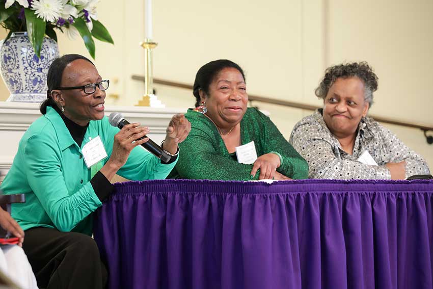 Christine Everett, Sonya Tomlinson Holland, and Dyleane Tolbert Taylor